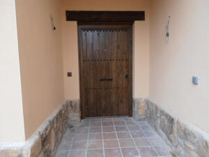 Puertas entrada exterior madera