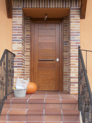 Puerta entrada exterior madera