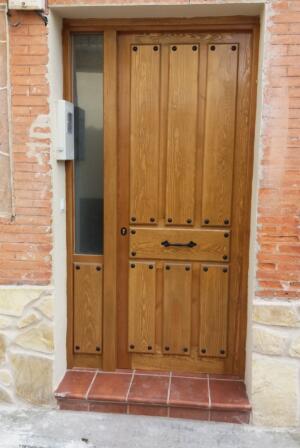 Puertas entrada exterior madera 