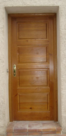 Puerta entrada exterior madera 