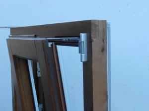 Detalle ventanas madera-aluminio