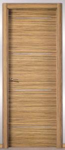 Puertas interior lisa cebrano